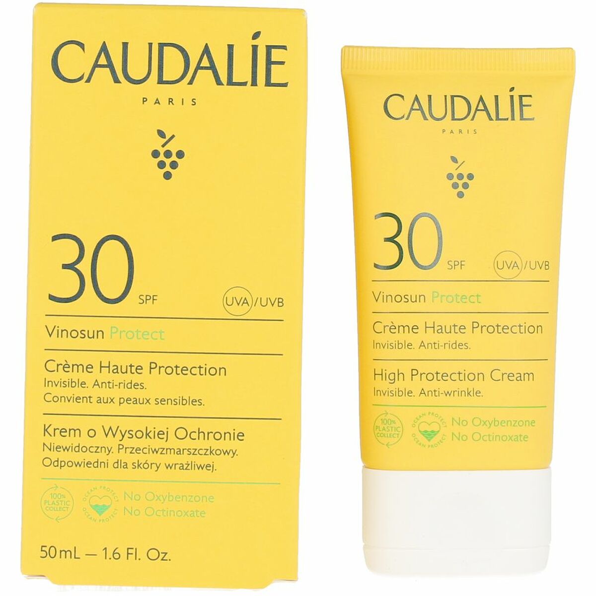 Protector Solar Caudalie Vinosun Spf 30 50 ml Antirid